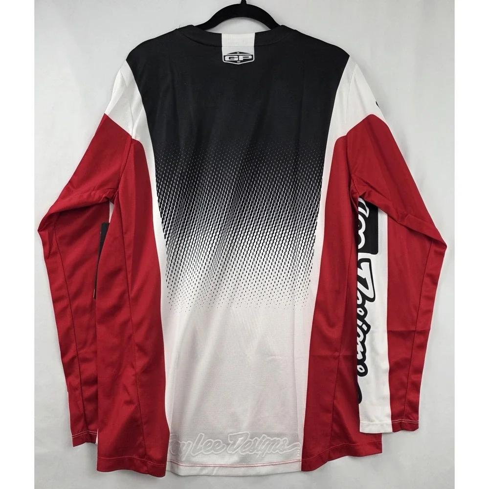 Troy Lee Designs GP Motocross Jersey Large Icon Red White Black MTB BMX NWT - Picture 2 of 13